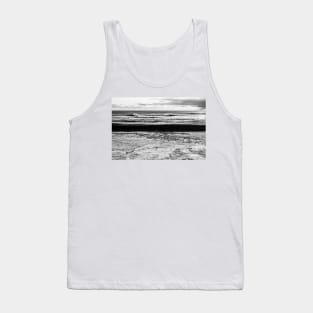 Frozen Beach, Iceland B&W Tank Top